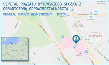 ODDZIAŁ CHORÓB WEWNĘTRZNYCH - SZPITAL POWIATU BYTOWSKIEGO SPÓŁKA Z OGRANICZONĄ ODPOWIEDZIALNOŚCIĄ - UL. LĘBORSKA 13,  BYTÓW