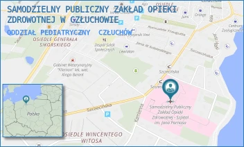 ODDZIAŁ PEDIATRYCZNY - SAMODZIELNY PUBLICZNY ZAKŁAD OPIEKI ZDROWOTNEJ W CZŁUCHOWIE - UL. SZCZECIŃSKA 31,  CZŁUCHÓW