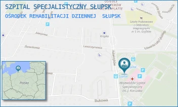 OŚRODEK REHABILITACJI DZIENNEJ - WOJEWÓDZKI SZPITAL SPECJALISTYCZNY IM. JANUSZA KORCZAKA W SŁUPSKU SPÓŁKA Z OGRANICZONĄ ODPOWIEDZIALNOŚCIĄ - UL. HUBALCZYKÓW 1,  SŁUPSK