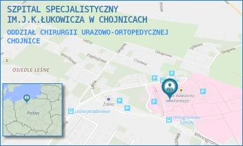 ODDZIAŁ CHIRURGII URAZOWO-ORTOPEDYCZNEJ - SZPITAL SPECJALISTYCZNY IM.J.K.ŁUKOWICZA W CHOJNICACH - UL. LEŚNA 10,  CHOJNICE
