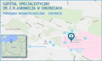 PORADNIA NEONATOLOGICZNA - SZPITAL SPECJALISTYCZNY IM.J.K.ŁUKOWICZA W CHOJNICACH - UL. LEŚNA 10,  CHOJNICE