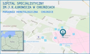 PORADNIA HEMATOLOGICZNA - SZPITAL SPECJALISTYCZNY IM.J.K.ŁUKOWICZA W CHOJNICACH - UL. LEŚNA 10,  CHOJNICE