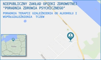 PORADNIA TERAPII UZALEŻNIENIA OD ALKOHOLU I WSPÓŁUZALEŻNIENIA - NIEPUBLICZNY ZAKŁAD OPIEKI ZDROWOTNEJ "PORADNIA ZDROWIA PSYCHICZNEGO" - UL. KASZTANOWA 2,  TCZEW