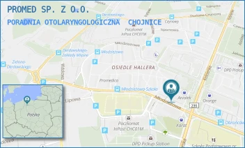 PORADNIA OTOLARYNGOLOGICZNA - PROMED SP. Z O.O. - UL. MŁODZIEŻOWA 35,  CHOJNICE