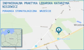 PORADNIA STOMATOLOGICZNA - INDYWIDUALNA PRAKTYKA LEKARSKA KATARZYNA NISIEWICZ - UL. SŁUPSKA 33,  WRZEŚCIE