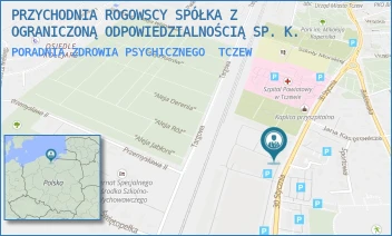 PORADNIA ZDROWIA PSYCHICZNEGO - PRZYCHODNIA ROGOWSCY SPÓŁKA Z OGRANICZONĄ ODPOWIEDZIALNOŚCIĄ - UL. 30 STYCZNIA 55,  TCZEW