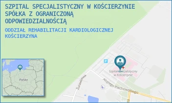 ODDZIAŁ REHABILITACJI KARDIOLOGICZNEJ - SZPITAL SPECJALISTYCZNY W KOŚCIERZYNIE SPÓŁKA Z OGRANICZONĄ ODPOWIEDZIALNOŚCIĄ - UL. A. PIECHOWSKIEGO 36,  KOŚCIERZYNA