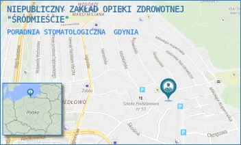 PORADNIA STOMATOLOGICZNA - NIEPUBLICZNY ZAKŁAD OPIEKI ZDROWOTNEJ "ŚRÓDMIEŚCIE" - UL. GEN. JÓZEFA HALLERA 9,  GDYNIA