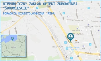 PORADNIA DIABETOLOGICZNA - NIEPUBLICZNY ZAKŁAD OPIEKI ZDROWOTNEJ "ŚRÓDMIEŚCIE" - UL. FRANCISZKA FENIKOWSKIEGO 16C/60,  REDA