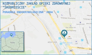PORADNIA ENDOKRYNOLOGICZNA - NIEPUBLICZNY ZAKŁAD OPIEKI ZDROWOTNEJ "ŚRÓDMIEŚCIE" - UL. FRANCISZKA FENIKOWSKIEGO 16C/60,  REDA