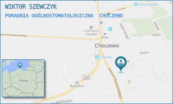 PORADNIA OGÓLNOSTOMATOLOGICZNA - WIKTOR SZEWCZYK - UL. SZKOLNA 2,  CHOCZEWO
