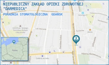 PORADNIA STOMATOLOGICZNA - NIEPUBLICZNY ZAKŁAD OPIEKI ZDROWOTNEJ "DARMEDICA" - UL. AL. HALLERA 117,  GDAŃSK