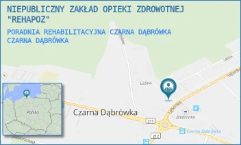 PORADNIA REHABILITACYJNA CZARNA DĄBRÓWKA - NIEPUBLICZNY ZAKŁAD OPIEKI ZDROWOTNEJ "REHAPOZ" - LĘBORSKA 9,  CZARNA DĄBRÓWKA