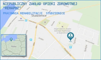 PRACOWNIA REHABILITACJI - NIEPUBLICZNY ZAKŁAD OPIEKI ZDROWOTNEJ "REHAPOZ" - UL. BRZOZOWA 8,  STUDZIENICE