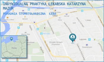 PORADNIA STOMATOLOGICZNA - INDYWIDUALNA PRAKTYKA LEKARSKA KATARZYNA MAZUR - UL. KOŚCIUSZKI 88,  ŁEBA