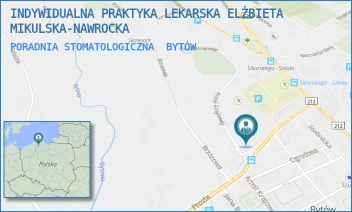 PORADNIA STOMATOLOGICZNA - INDYWIDUALNA PRAKTYKA LEKARSKA ELŻBIETA MIKULSKA-NAWROCKA - UL. JANA KOCHANOWSKIEGO 3,  BYTÓW
