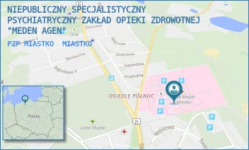 PZP MIASTKO - NIEPUBLICZNY SPECJALISTYCZNY PSYCHIATRYCZNY ZAKŁAD OPIEKI ZDROWOTNEJ "MEDEN AGEN" - UL. WYBICKIEGO 30,  MIASTKO