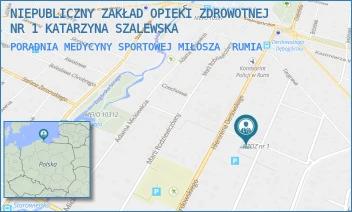 PORADNIA MEDYCYNY SPORTOWEJ MIŁOSZA - NIEPUBLICZNY ZAKŁAD OPIEKI ZDROWOTNEJ NR 1 KATARZYNA SZALEWSKA - UL. CZESŁAWA MIŁOSZA 3,  RUMIA
