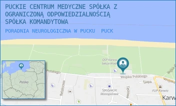 PORADNIA NEUROLOGICZNA W PUCKU - PUCKIE CENTRUM MEDYCZNE SPÓŁKA Z OGRANICZONĄ ODPOWIEDZIALNOŚCIĄ SPÓŁKA KOMANDYTOWA - UL. WOJSKA POLSKIEGO 22,  PUCK