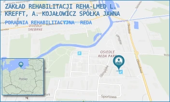 PORADNIA REHABILITACYJNA - ZAKŁAD REHABILITACJI REHA-LMED L. KREFFT, A. KOJAŁOWICZ SPÓŁKA JAWNA - UL. OLIMPIJSKA 1B/11-12,  REDA