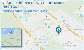 PORADNIA STOMATOLOGICZNA - NIEPUBLICZNY ZAKŁAD OPIEKI ZDROWOTNEJ "DENTICAL" - AL. GRUNWALDZKA 244,  GDAŃSK