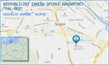 HOSPICJA DOMOWE - NIEPUBLICZNY ZAKŁAD OPIEKI ZDROWOTNEJ "PAL-MED" - UL. JANA PAWŁA II 1/P.48A,  SŁUPSK