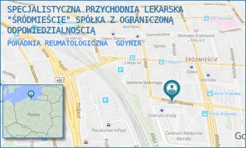 PORADNIA REUMATOLOGICZNA - SPECJALISTYCZNA PRZYCHODNIA LEKARSKA "ŚRÓDMIEŚCIE" SPÓŁKA Z OGRANICZONĄ ODPOWIEDZIALNOŚCIĄ - UL. ARMII KRAJOWEJ 44,  GDYNIA