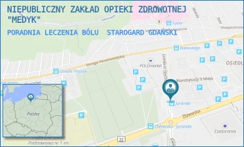 PORADNIA LECZENIA BÓLU - NIEPUBLICZNY ZAKŁAD OPIEKI ZDROWOTNEJ "MEDYK" - UL. JURANDA ZE SPYCHOWA 2,  STAROGARD GDAŃSKI