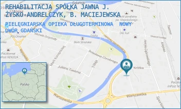 PIELĘGNIARSKA OPIEKA DŁUGOTERMINOWA - REHABILITACJA SPÓŁKA JAWNA J. ŻYŚKO-ANDRELCZYK, B. MANCAJ - UL. HENRYKA SIENKIEWICZA 17,  NOWY DWÓR GDAŃSKI