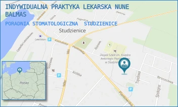 PORADNIA STOMATOLOGICZNA - INDYWIDUALNA PRAKTYKA LEKARSKA NUNE BALMAS - UL. BRZOZOWA 6,  STUDZIENICE