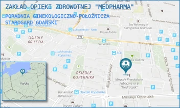PORADNIA GINEKOLOGICZNO-POŁOŻNICZA - ZAKŁAD OPIEKI ZDROWOTNEJ "MEDPHARMA" - AL. JANA PAWŁA II 5,  STAROGARD GDAŃSKI
