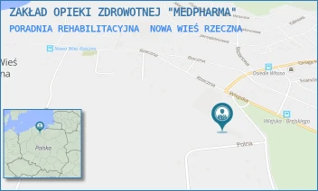 PORADNIA REHABILITACYJNA - ZAKŁAD OPIEKI ZDROWOTNEJ "MEDPHARMA" - UL. LEŚNA 1A,  NOWA WIEŚ RZECZNA
