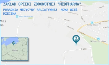 PORADNIA MEDYCYNY PALIATYWNEJ - ZAKŁAD OPIEKI ZDROWOTNEJ "MEDPHARMA" - UL. LEŚNA 1A,  NOWA WIEŚ RZECZNA