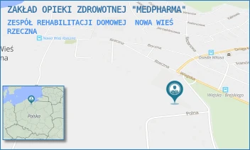 ZESPÓŁ REHABILITACJI DOMOWEJ - ZAKŁAD OPIEKI ZDROWOTNEJ "MEDPHARMA" - UL. LEŚNA 1A,  NOWA WIEŚ RZECZNA