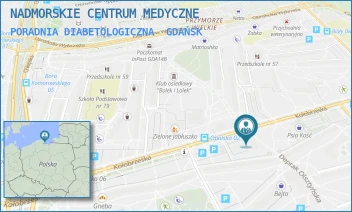 PORADNIA DIABETOLOGICZNA - NADMORSKIE CENTRUM MEDYCZNE SPÓŁKA Z OGRANICZONĄ ODPOWIEDZIALNOŚCIĄ - UL. KOŁOBRZESKA 46,  GDAŃSK