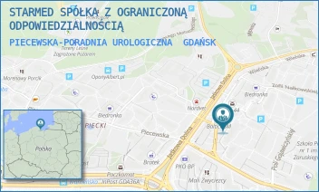 PIECEWSKA-PORADNIA UROLOGICZNA - STARMED SPÓŁKA Z OGRANICZONĄ ODPOWIEDZIALNOŚCIĄ - UL. PIECEWSKA 25/6,  GDAŃSK