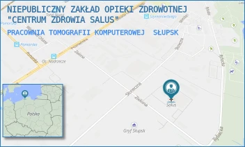 PRACOWNIA TOMOGRAFII KOMPUTEROWEJ - SALUS SPÓŁKA Z OGRANICZONĄ ODPOWIEDZIALNOŚCIĄ - UL. ZIELONA 8,  SŁUPSK