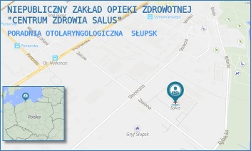 PORADNIA OTOLARYNGOLOGICZNA - SALUS SPÓŁKA Z OGRANICZONĄ ODPOWIEDZIALNOŚCIĄ - UL. ZIELONA 8,  SŁUPSK