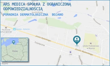 PORADNIA DERMATOLOGICZNA - ARS MEDICA SPÓŁKA Z OGRANICZONĄ ODPOWIEDZIALNOŚCIĄ - UL. SZKOLNA 4,  BOJANO