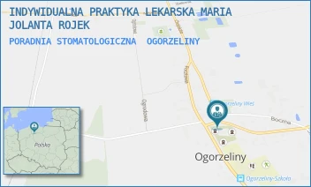 PORADNIA STOMATOLOGICZNA - INDYWIDUALNA PRAKTYKA LEKARSKA MARIA JOLANTA ROJEK - UL. SŁAWĘCIŃSKA 1B,  OGORZELINY