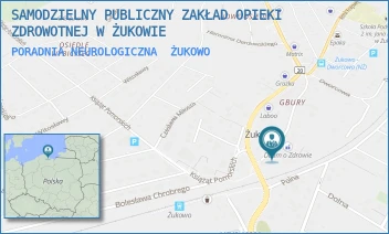 PORADNIA NEUROLOGICZNA - SAMODZIELNY PUBLICZNY ZAKŁAD OPIEKI ZDROWOTNEJ W ŻUKOWIE - UL. POŻARNA 4,  ŻUKOWO