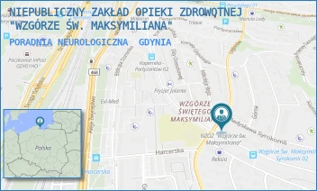 PORADNIA NEUROLOGICZNA - NIEPUBLICZNY ZAKŁAD OPIEKI ZDROWOTNEJ "WZGÓRZE ŚW. MAKSYMILIANA" - UL. LEGIONÓW 67,  GDYNIA