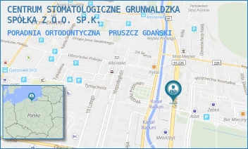 PORADNIA ORTODONTYCZNA - CENTRUM STOMATOLOGICZNE GRUNWALDZKA SPÓŁKA Z O.O. SP.K. - GRUNWALDZKA 33,  PRUSZCZ GDAŃSKI