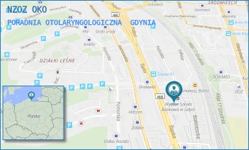 PORADNIA OTOLARYNGOLOGICZNA - OKO SPÓŁKA Z OGRANICZONĄ ODPOWIEDZIALNOŚCIĄ - UL. ŚLĄSKA 35/37,  GDYNIA
