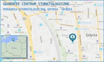 PORADNIA STOMATOLOGICZNA GDYNIA - GDAŃSKIE CENTRUM STOMATOLOGICZNE - UL. OBROŃCÓW WYBRZEŻA 11,  GDYNIA