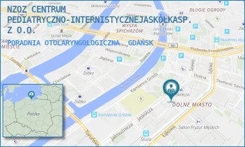 PORADNIA OTOLARYNGOLOGICZNA - NZOZ CENTRUM PEDIATRYCZNO-INTERNISTYCZNEJASKÓŁKASP.Z O.O. - UL. JASKÓŁCZA 7/15,  GDAŃSK