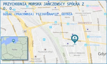 DZIAŁ (PRACOWNIA) FIZJOTERAPII - PRZYCHODNIA MORSKA JANCZEWSCY SPÓŁKA Z O. O. - UL. ARMII KRAJOWEJ 29-35,  GDYNIA