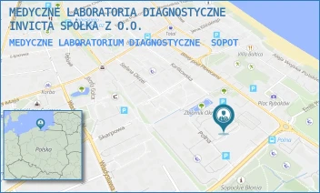 MEDYCZNE LABORATORIUM DIAGNOSTYCZNE - MEDYCZNE LABORATORIA DIAGNOSTYCZNE INVICTA SPÓŁKA Z O.O. - UL. POLNA 64,  SOPOT