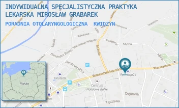 PORADNIA OTOLARYNGOLOGICZNA - INDYWIDUALNA SPECJALISTYCZNA PRAKTYKA LEKARSKA MIROSŁAW GRABAREK - UL. BRATERSTWA NARODÓW 52,  KWIDZYN