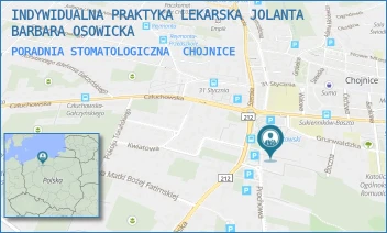 PORADNIA STOMATOLOGICZNA - INDYWIDUALNA PRAKTYKA LEKARSKA JOLANTA BARBARA OSOWICKA - UL. PROCHOWA 26,  CHOJNICE